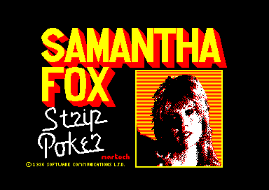 Samantha Fox Strip Poker 